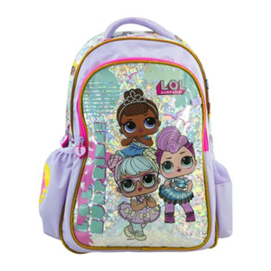 کوله پشتی 40 سانتی LOL Surprise رعد و برق مدل Rainbow Max - Backpack - LOL Surprise _کیف مدرسه